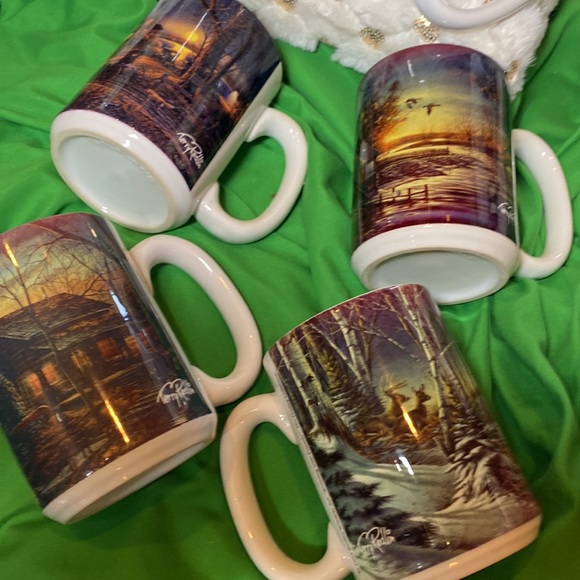 Terry Redlin Mug Set (6) The Hadley Collection, ALL FLAWLESS! 80s-90’s VINTAGE🎄 - Picture 5 of 14